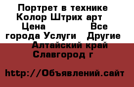 Портрет в технике “Колор-Штрих-арт“ › Цена ­ 250-350 - Все города Услуги » Другие   . Алтайский край,Славгород г.